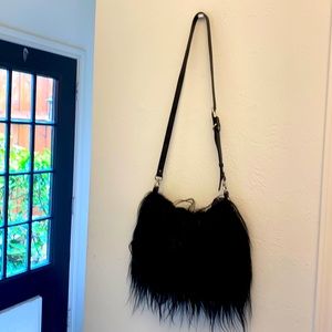 Marni Cross Body Long Fur Bag